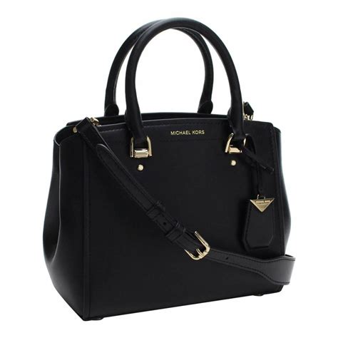 michael kors benning medium black|Michael Kors Benning Medium Shoulder Bag In Black .